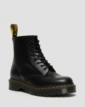 Dr. Martens 1460 Bex Smooth Leather Lace Up Boots Czarne | SN-DM85133