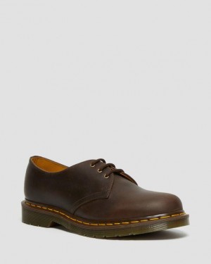 Dr. Martens 1461 Crazy Horse Leather Oxford Shoes Brązowe | SN-DM85051