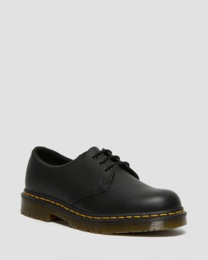Dr. Martens 1461 Slip Resistant Leather Oxford Shoes Czarne | SN-DM84568