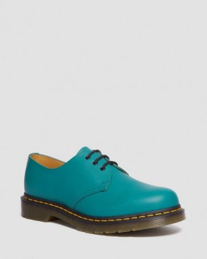 Dr. Martens 1461 Smooth Leather Oxford Shoes Turkusowe Zielone | SN-DM84540