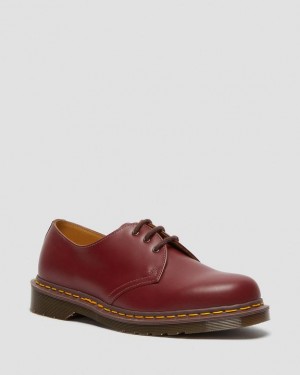 Dr. Martens 1461 Vintage Made in England Oxford Shoes Czerwone | SN-DM84527