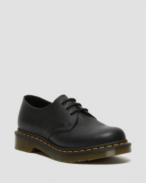 Dr. Martens 1461 Virginia Leather Oxford Shoes Czarne | SN-DM84531