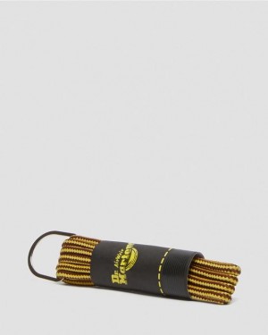 Dr. Martens 26 Inch Round Shoe Laces (3-Eye) Brown/Yellow | SN-DM85206