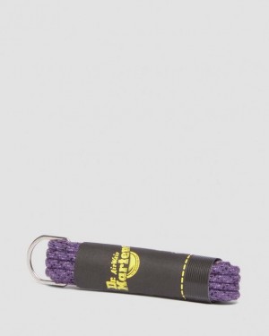 Dr. Martens 55 Inch Round Shoe Laces (8-10 Eye) Fioletowe | SN-DM85181