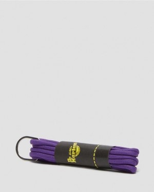 Dr. Martens 55 Inch Round Shoe Laces (8-10 Eye) Fioletowe | SN-DM85201