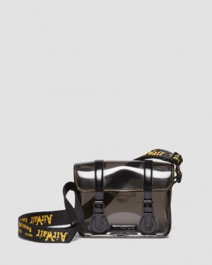 Dr. Martens 7 Inch Transparent Crossbody Bag Czarne | SN-DM84765