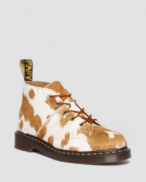 Dr. Martens Church Hair-On Cow Print Monkey Boots Kolorowe | SN-DM84194