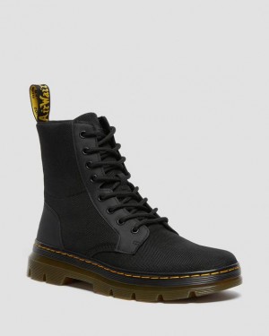 Dr. Martens Combs Poly Casual Boots Czarne | SN-DM84411