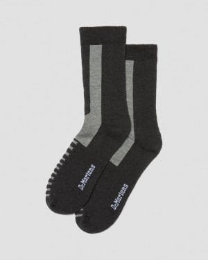 Dr. Martens Double Doc Cotton Blend Socks Szare | SN-DM85232