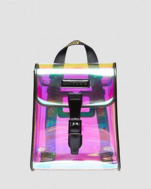 Dr. Martens Iridescent Transparent Mini Backpack Multicolor/Black | SN-DM84783