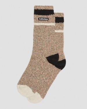 Dr. Martens Marl Organic Socks Beżowe | SN-DM85226