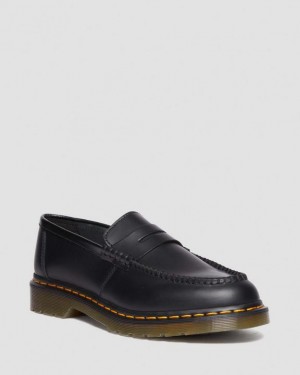 Dr. Martens Penton Smooth Leather Loafers Czarne | SN-DM85015