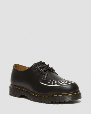 Dr. Martens Ramsey Smooth Leather Creepers Czarne | SN-DM84530