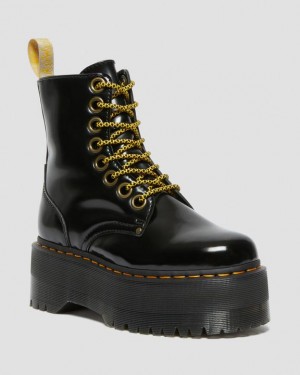 Dr. Martens Vegan Jadon Boot Max Platforms Czarne | SN-DM84656